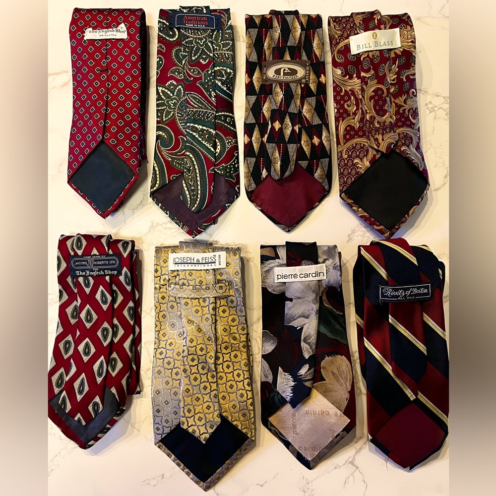 Silk Tie Lot of 8